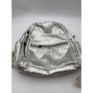 State Kane Mini Backpack Silver Metallic